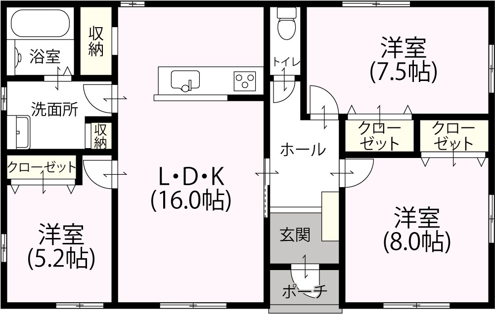 平屋3LDK S-19 1,395万