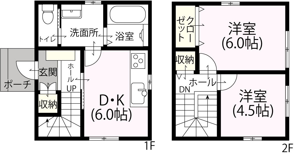 2階建て2LDK EW-02 801万円