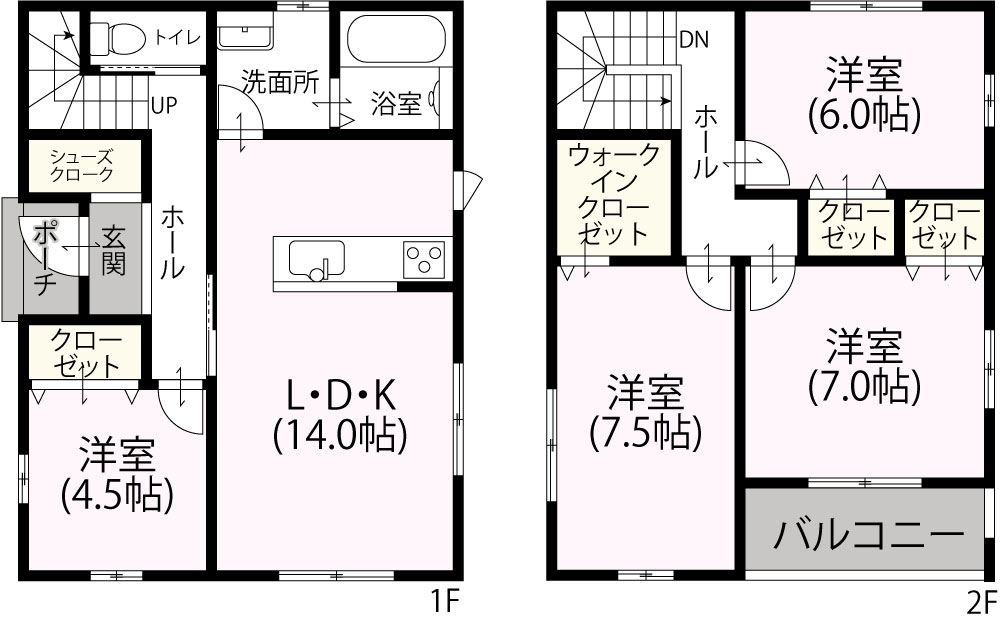 2階建て4LDK EW-14 1,371万円