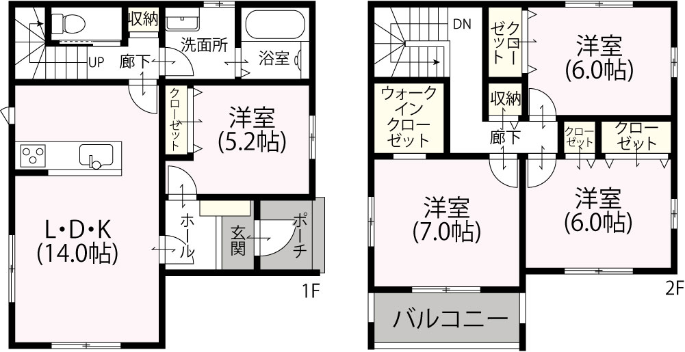 2階建て4LDK EW-15 1,384万円