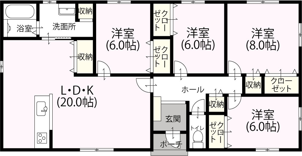 平屋4LDK S-28 1,634万